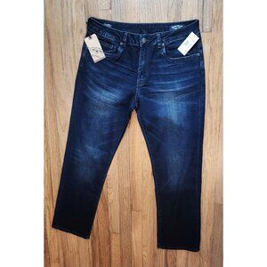 Buffalo By David Bitton Six-X Deep Indigo Straight Super Stretch Jeans 36x30 New